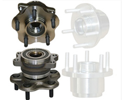 S13/S14 Rear Pair: 4-to-5 Lug Conversion Hubs (1989–1999 240SX)